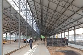 Çelik hangar konstrüksiyonu